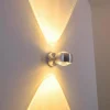 hofstein Applique Sapri Argenté, 1 lumière* Lampes En Verre