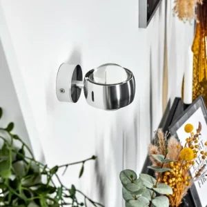 hofstein Applique Sapri Argenté, 1 lumière* Lampes En Verre
