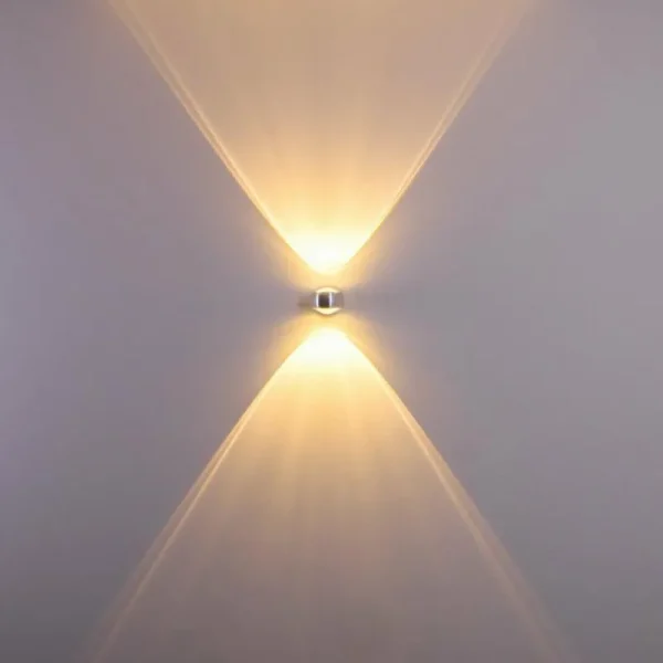 hofstein Applique Sapri Argenté, 1 lumière* Lampes En Verre