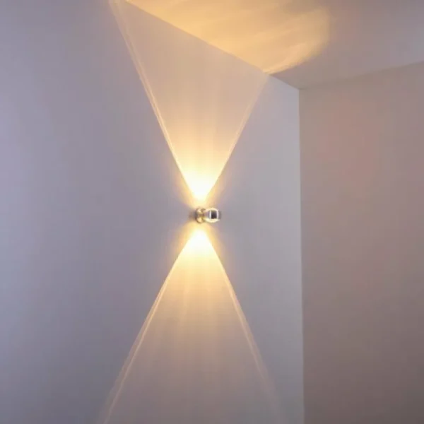 hofstein Applique Sapri Argenté, 1 lumière* Lampes En Verre