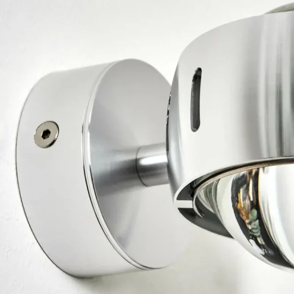 hofstein Applique Sapri Argenté, 1 lumière* Lampes En Verre