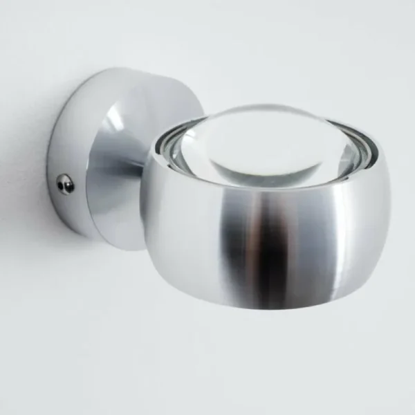 hofstein Applique Sapri Argenté, 1 lumière* Lampes En Verre