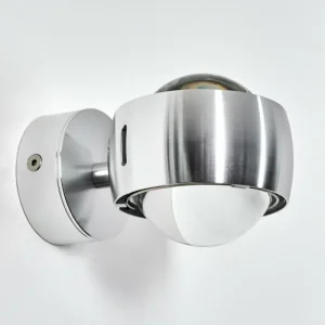 hofstein Applique Sapri Argenté, 1 lumière* Lampes En Verre