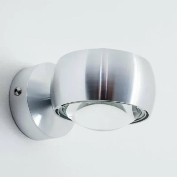 hofstein Applique Sapri Argenté, 1 lumière* Lampes En Verre