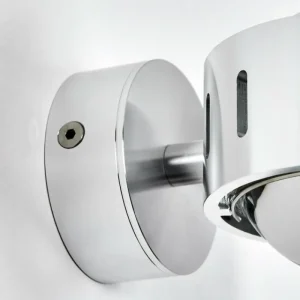 hofstein Applique Sapri Chrome brossé, 1 lumière* Lampes En Verre