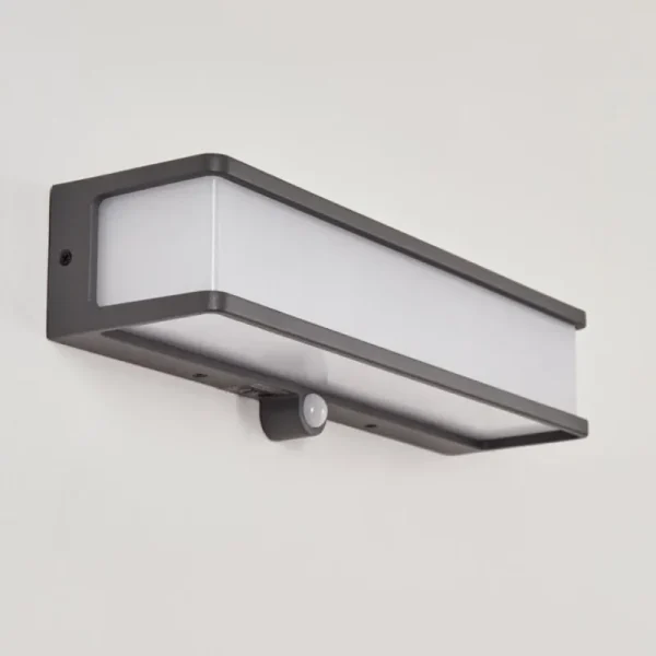 hofstein applique solaire Burseryd LED Anthracite, 1 lumière, Détecteur de mouvement* Lampes Modernes