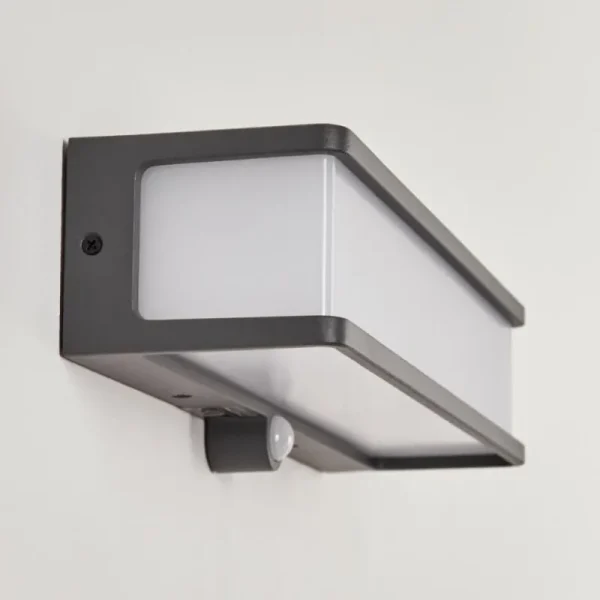 hofstein applique solaire Burseryd LED Anthracite, 1 lumière, Détecteur de mouvement* Lampes Modernes