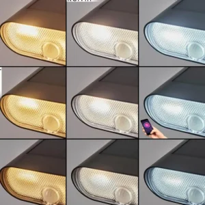 hofstein applique solaire Usmagama LED Noir, 1 lumière, Détecteur de mouvement* Lampes Modernes