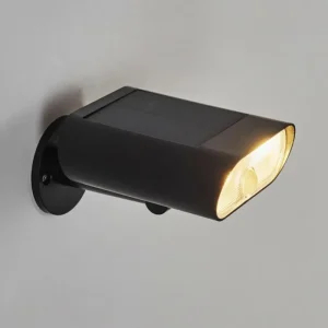 hofstein applique solaire Usmagama LED Noir, 1 lumière, Détecteur de mouvement* Lampes Modernes