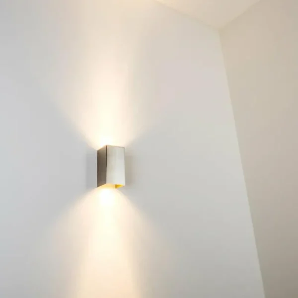 hofstein Applique Tabera Acier brossé, 2 lumières* Lampes Modernes