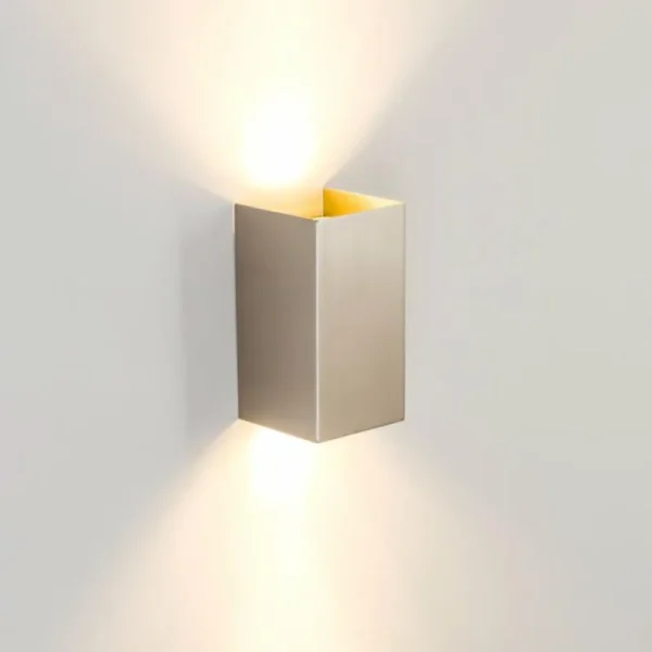 hofstein Applique Tabera Acier brossé, 2 lumières* Lampes Modernes