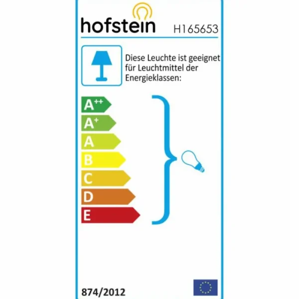 hofstein Applique Tabera Acier brossé, 2 lumières* Lampes Modernes