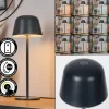hofstein Asen Lampe de table d'extérieur, Lampe à poser LED Noir, 1 lumière* Lampes Modernes