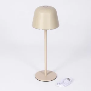 hofstein Asen Lampe de table d'extérieur, Lampe à poser LED Beige, 1 lumière* Lampes Modernes