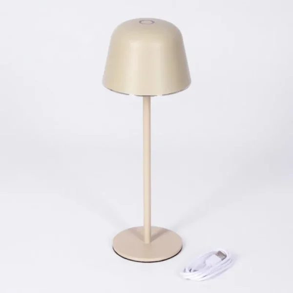 hofstein Asen Lampe de table d'extérieur, Lampe à poser LED Beige, 1 lumière* Lampes Modernes