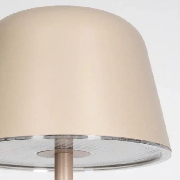 hofstein Asen Lampe de table d'extérieur, Lampe à poser LED Beige, 1 lumière* Lampes Modernes
