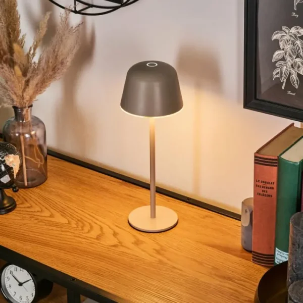 hofstein Asen Lampe de table d'extérieur, Lampe à poser LED Beige, 1 lumière* Lampes Modernes