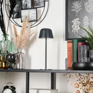 hofstein Asen Lampe de table d'extérieur, Lampe à poser LED Noir, 1 lumière* Lampes Modernes
