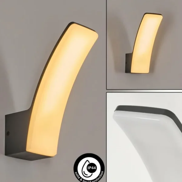hofstein Azia Lampe murale d´extérieur LED Anthracite, 1 lumière* Lampes Modernes