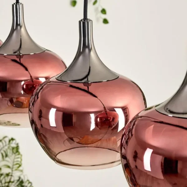 hofstein Azurara Suspension, Boule lumineuse, Suspension Noir, 4 lumières* Lampes Modernes