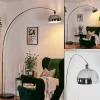 hofstein Baloca Lampadaire Chrome, Noir, 1 lumière* Lampes Modernes