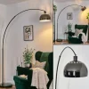 hofstein Baloca Lampadaire Chrome, Noir, 1 lumière* Lampes Modernes