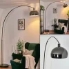 hofstein Baloca Lampadaire Chrome, Noir, 1 lumière* Lampes Modernes