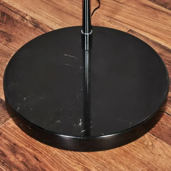 hofstein Baloca Lampadaire Chrome, Noir, 1 lumière* Lampes Modernes