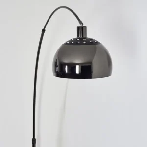 hofstein Baloca Lampadaire Chrome, Noir, 1 lumière* Lampes Modernes