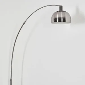 hofstein Baloca Lampadaire Nickel mat, Noir, 1 lumière* Lampes Modernes