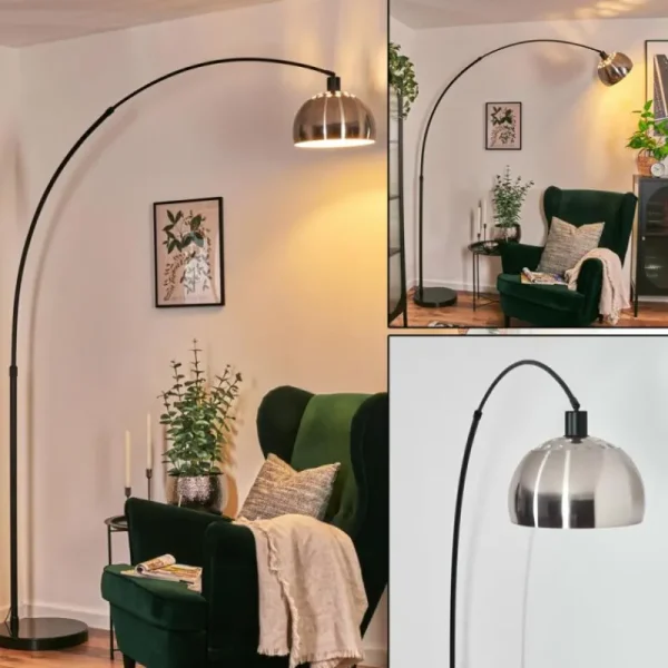 hofstein Baloca Lampadaire Noir, 1 lumière* Lampes Modernes