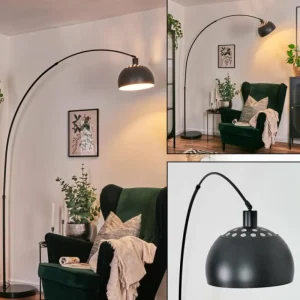 hofstein Baloca Lampadaire Noir, 1 lumière* Lampes Modernes