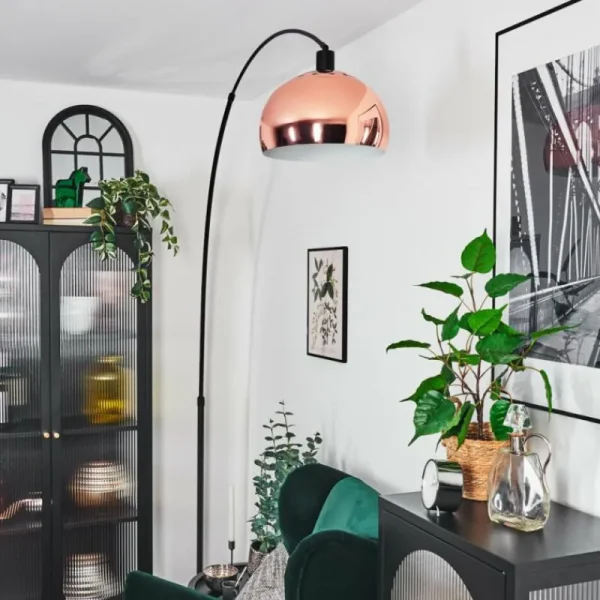hofstein Baloca Lampadaire Noir, 1 lumière* Lampes Modernes