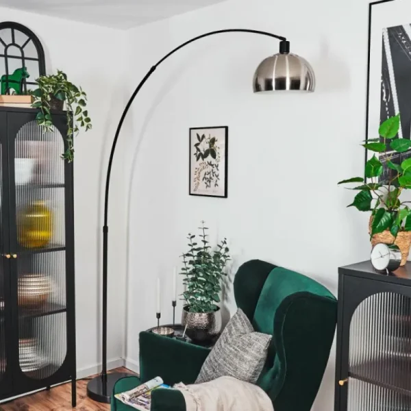 hofstein Baloca Lampadaire Noir, 1 lumière* Lampes Modernes