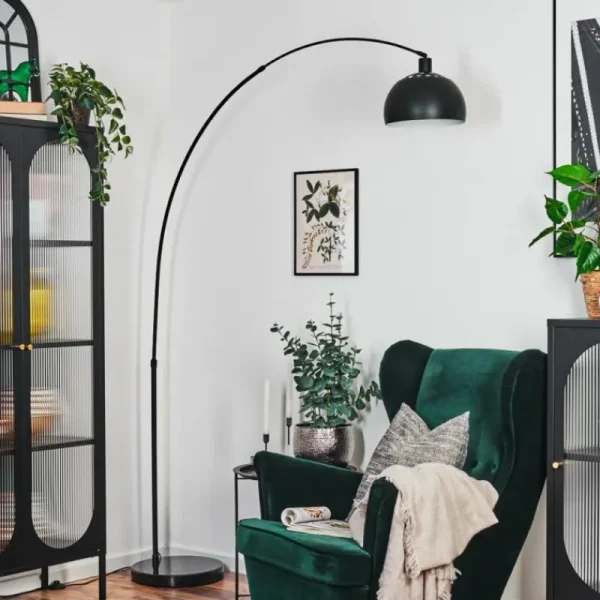 hofstein Baloca Lampadaire Noir, 1 lumière* Lampes Modernes