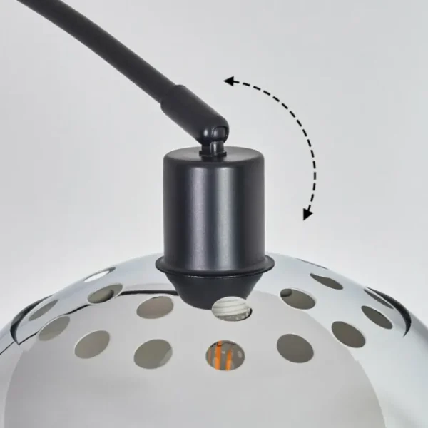 hofstein Baloca Lampadaire Noir, 1 lumière* Lampes Modernes