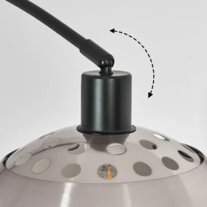 hofstein Baloca Lampadaire Noir, 1 lumière* Lampes Modernes