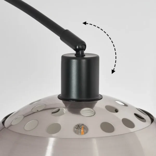hofstein Baloca Lampadaire Noir, 1 lumière* Lampes Modernes