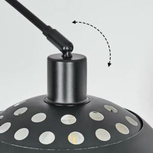 hofstein Baloca Lampadaire Noir, 1 lumière* Lampes Modernes
