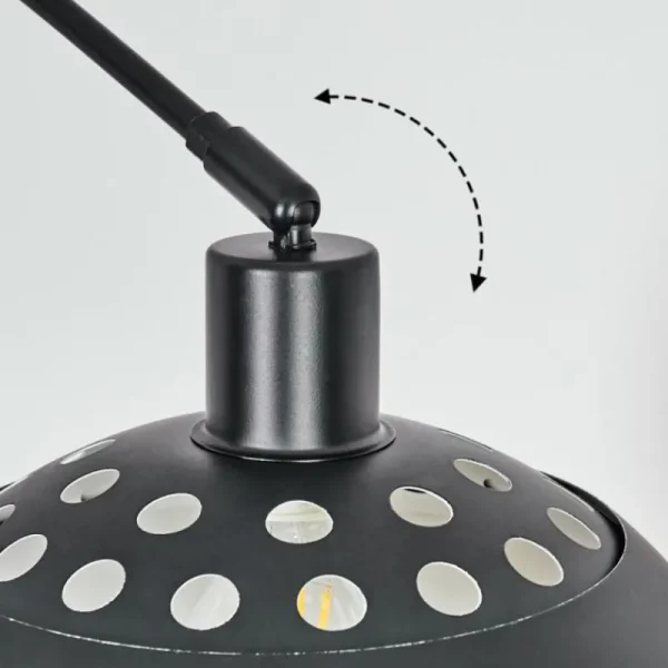 hofstein Baloca Lampadaire Noir, 1 lumière* Lampes Modernes