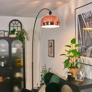 hofstein Baloca Lampadaire Noir, 1 lumière* Lampes Modernes