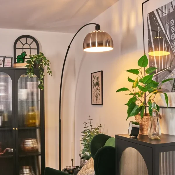 hofstein Baloca Lampadaire Noir, 1 lumière* Lampes Modernes