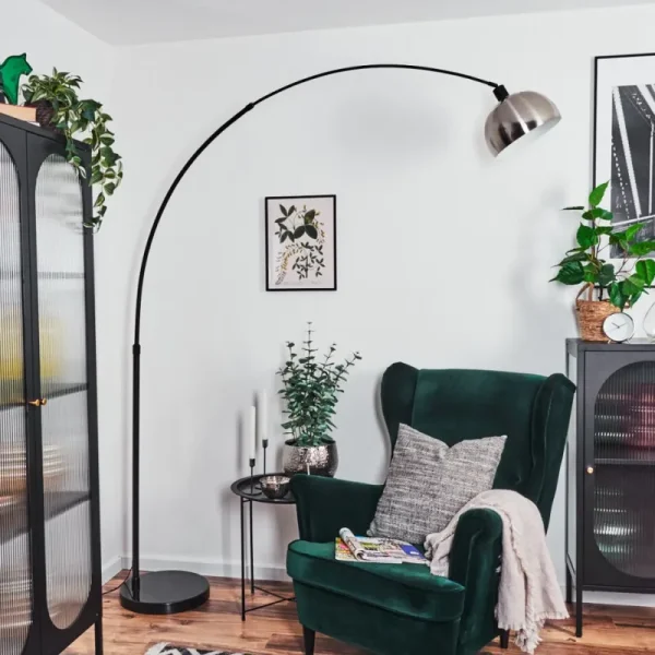 hofstein Baloca Lampadaire Noir, 1 lumière* Lampes Modernes