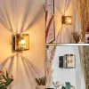 hofstein Bamako Luminaire Up & Down, Applique murale LED Noir, 1 lumière* Lampes En Verre