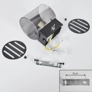 hofstein Bamako Luminaire Up & Down, Applique murale LED Noir, 1 lumière* Lampes Modernes