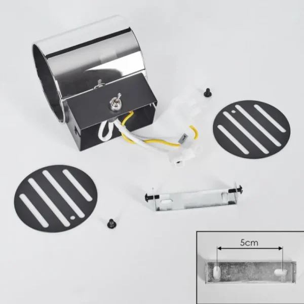 hofstein Bamako Luminaire Up & Down, Applique murale LED Noir, 1 lumière* Lampes Modernes