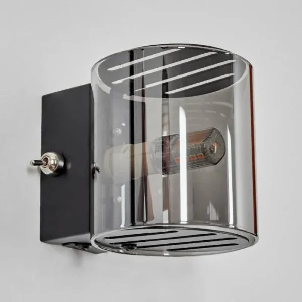 hofstein Bamako Luminaire Up & Down, Applique murale LED Noir, 1 lumière* Lampes Modernes