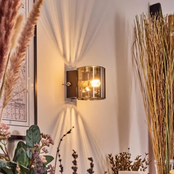 hofstein Bamako Luminaire Up & Down, Applique murale LED Noir, 1 lumière* Lampes Modernes