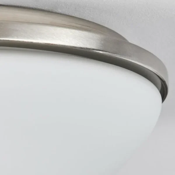 hofstein Banan Plafonnier, Spot de plafond Nickel mat, 2 lumières* Lampes En Verre