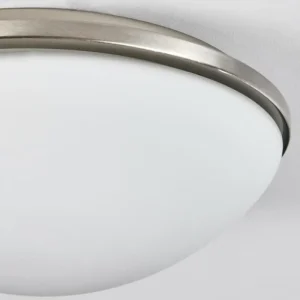 hofstein Banan Plafonnier, Spot de plafond Nickel mat, 2 lumières* Lampes En Verre